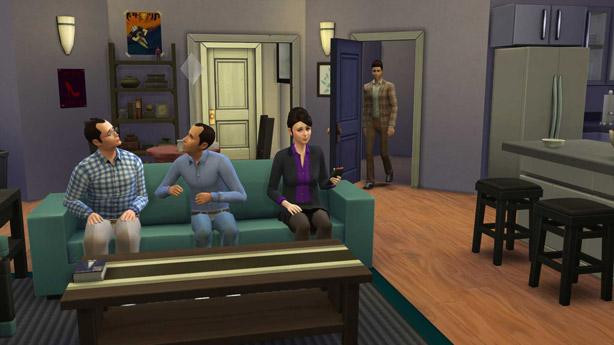 Friends in Seinfeld v Sims 4