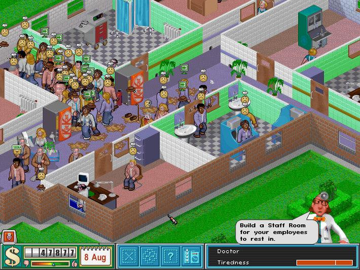 EA časti igro Theme Hospital