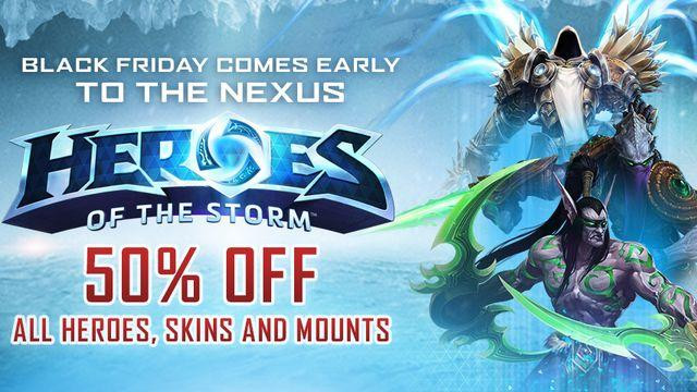Heroes of the Storm 50% Black Friday znižanje