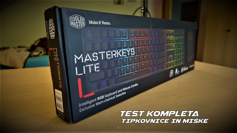 Test kompleta (miška, tipkovnica) – Masterkeys Lite L