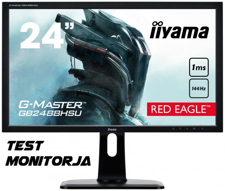 Test monitorja: Iiyama G-Master GB2488HSU-B2 144Hz
