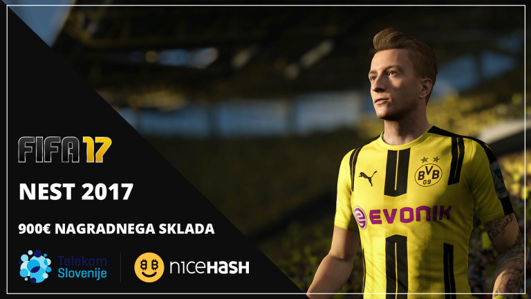 FIFA 17 NEST 2017 by NiceHash.com in Telekom Slovenije