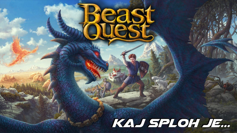Kaj sploh je … Beast Quest … hmgh … vrečko za bruhanje? Ja, prosim!