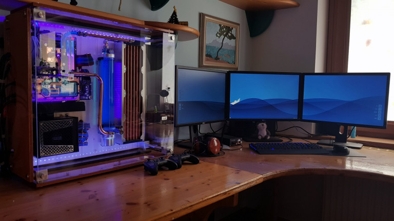 Lesen PC z vodnim hlajenjem? Vse se da, če se hoče!