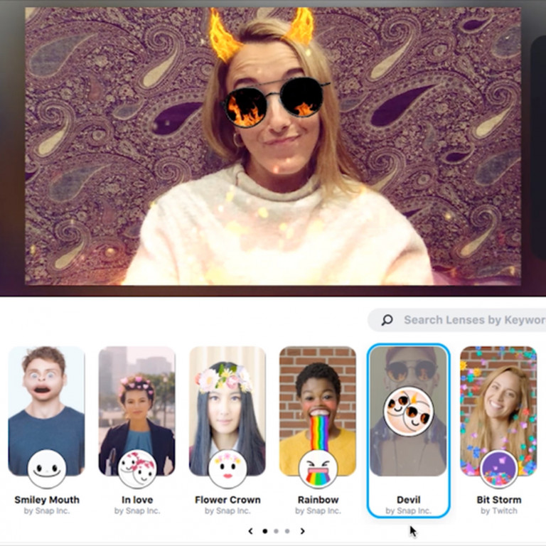 Snapchat filtri sedaj na voljo za Twitch