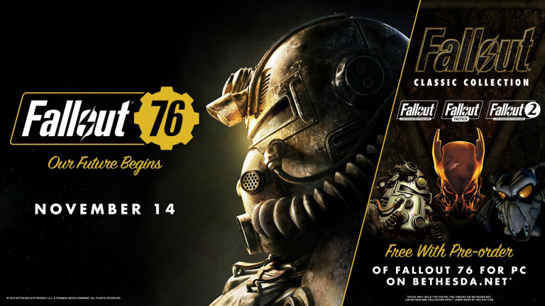 Fallout 76 igralci bodo za darilo prejeli Fallout Classic Collection