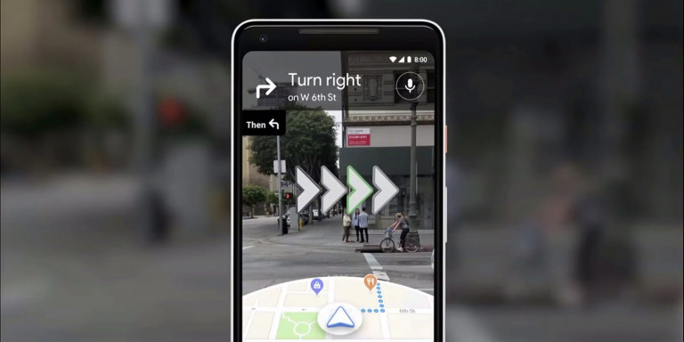 Google Zemljevid bo kmalu za navigacijo uporabljal AR tehnologijo