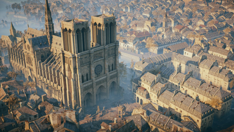 Cerkev Notre Dame morda nikoli ne bo več ista, a bo za vedno ohranjena v Assassin’s Creed Unity