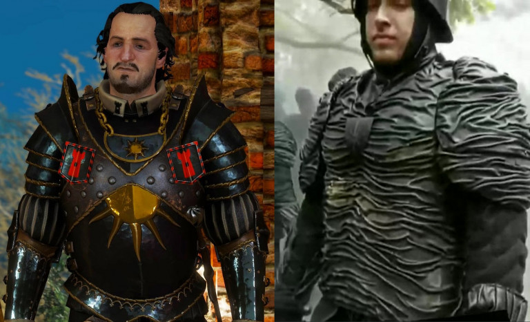 Nilfgaardian vojaki v The Witcher seriji izgledajo katastrofalno