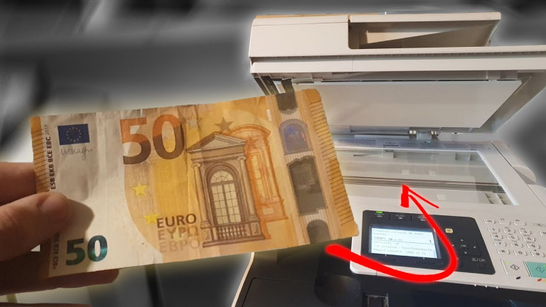 Kaj se zgodi, če na domačem fotokopirnem stroju poskušaš fotokopirati denar?
