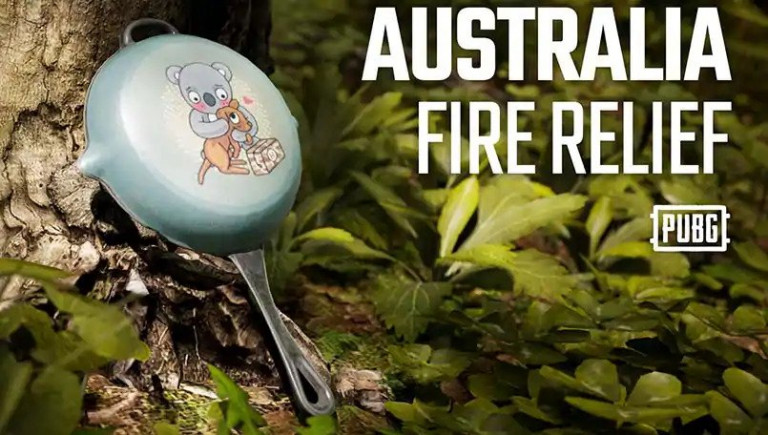 PUBG zbira denarce za avstralske požare preko prav posebne ponve