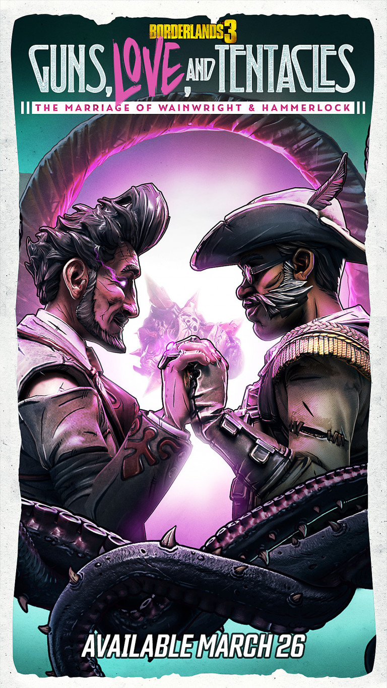 Borderlands 3: Guns, Love, and Tentacles: The Marriage of Wainwright & Hammerlock DLC (PC, PS4, XB1)