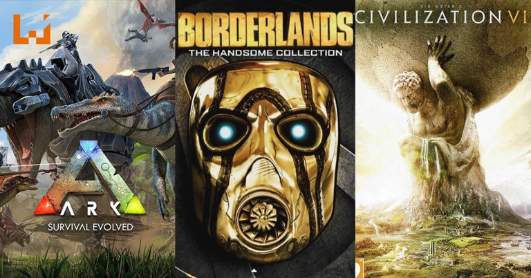 Epic Games bo skozi maj podelil še tri visokoprofilne igre: Civilization 6, Borderlands: The Handsome Collection in Ark: Survival Evolved