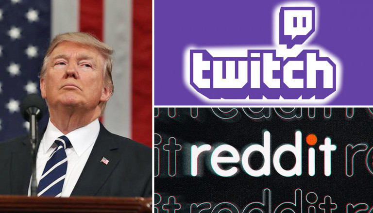 Trump v enem dnevu izgubil svoj Twitch kanal in svojo kategorijo na Redditu