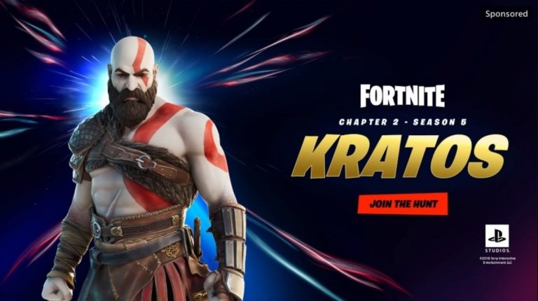 Bog vojne Kratos prihaja v Fortnite