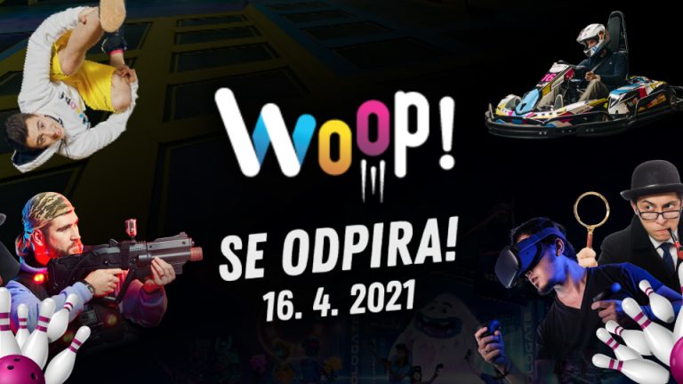 Ameriški centri zabave so končno svoj prostor našli tudi v Sloveniji – WOOP! danes odpira svoja vrata