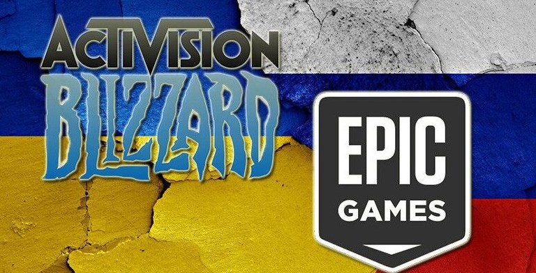 Epic Games in Blizzard zaustavila prodajo iger znotraj Rusije