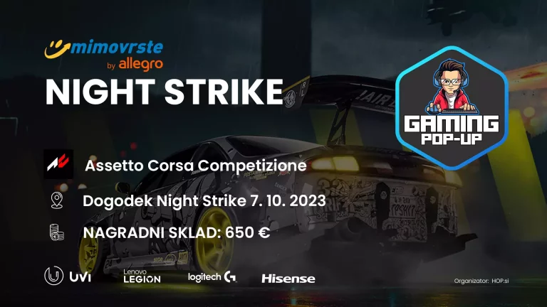 Pripravljamo nov turnir iz igre Assetto Corsa Competizione, tokrat na pravem dirkališču!