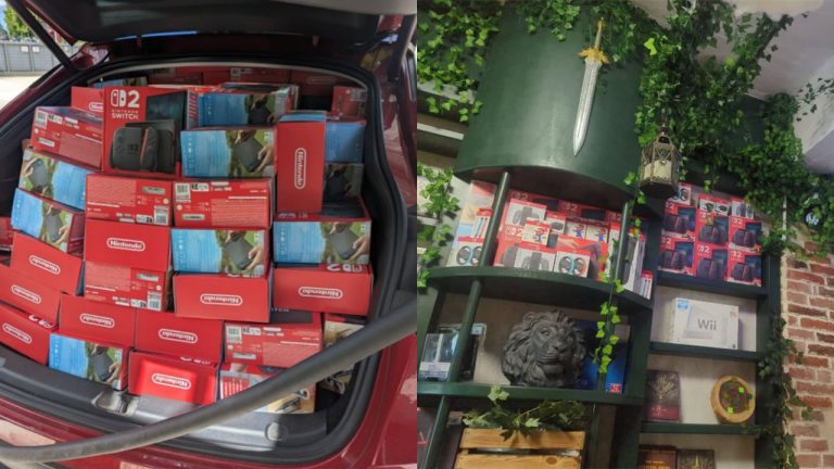 300 konzol Switch 2 v prtljažniku: slovenski trgovec postal spletna senzacija