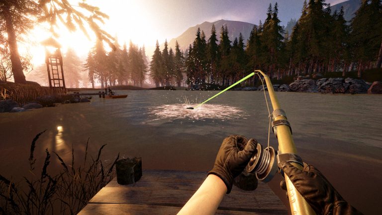 Igra Out Fishing je simulacija ribarjenja, ki se ponoči spremeni v grozljivko