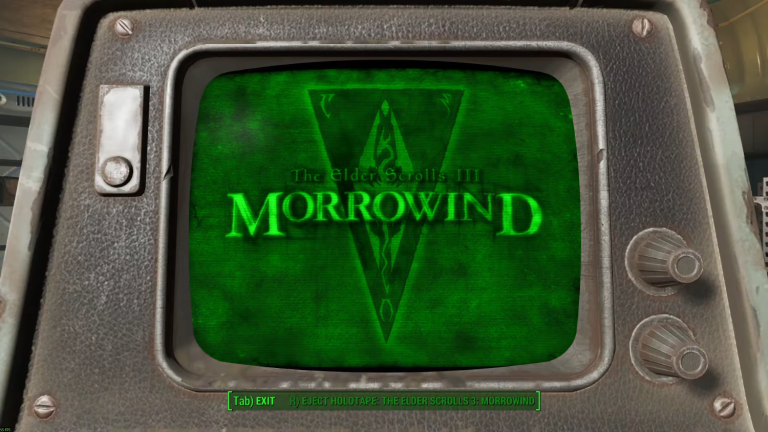 Nek modder je na računalniku znotraj igre Fallout 4 omogočil igranje Morrowinda