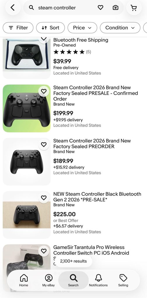 steam kontroler
